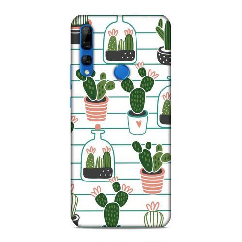 Huawei Y9 Prime 2019 Kılıf Kaktus2 Arka Kapak Silikon Koruma Full Koruyucu
