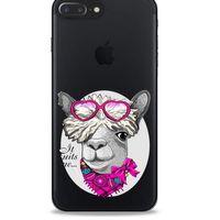 Zoologix (48) Apple Iphone 7 Plus Şeffaf Kılıf Silikon Desenli