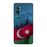 Xiaomi Mi Cc9 Pro Uyumlu Kılıf Azarbaijan (19) Kılıfları Yumruk Bayrak