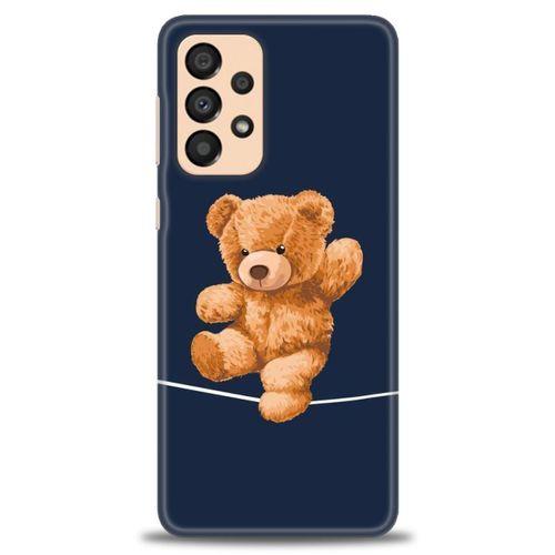 Samsung Galaxy A33 5G Kılıf HD Baskılı Kılıf - İpteki Teddy + Tam Ekran Koruyucu