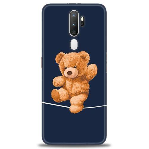 Oppo A5 2020 Kılıf HD Baskılı Kılıf - İpteki Teddy + Tam Ekran Koruyucu