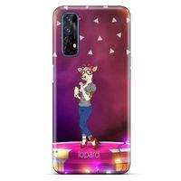 Oppo Realme 7 Kılıf FunnyMaX (49) Ultra Silikon Kılıf Kırmızı