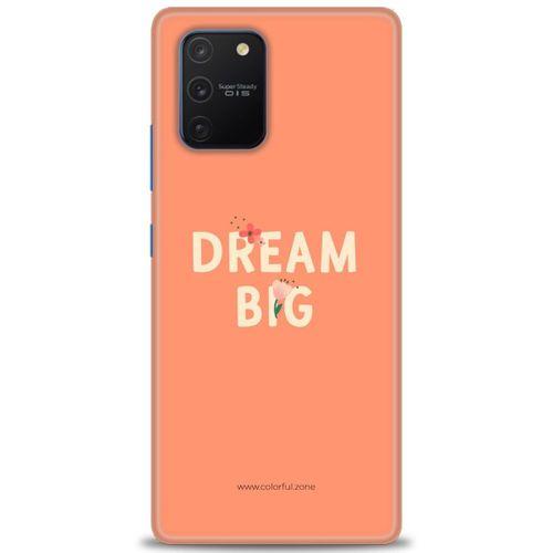 Samsung Galaxy A91 / S10 Lite Kılıf HD Baskılı Kılıf - Dream Big + Tam Ekran Koruyucu