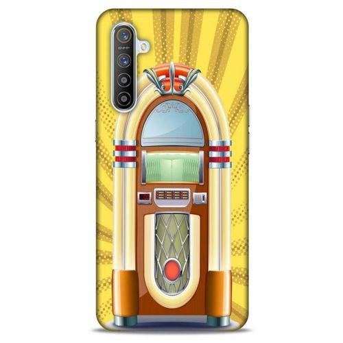 Retro (45) Desen Liquid Air Kılıf Renkli Oppo Realme XT Kılıf