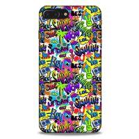 Graffitix (22) Desenli Silikon Kapak Apple Iphone 8 Plus Kılıf