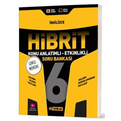 6. Sınıf İngilizce HİBRİT Konu Anlatımlı Etkinlikli Soru Bankası Hız Yayınları
