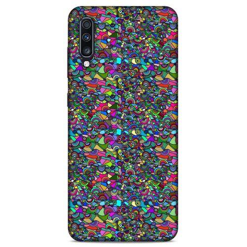 Lopard Samsung Galaxy A70s Uyumlu Kılıf Soyut Sanat (31) Baskılı TPU Kılıf