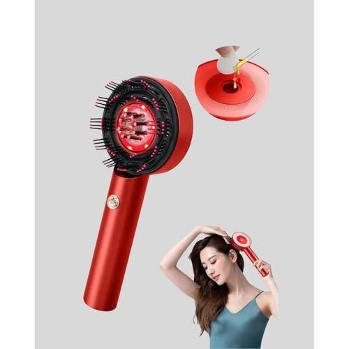 Elektrikli Titreşim Masaj Tarak Kırmızı Işık Terapi