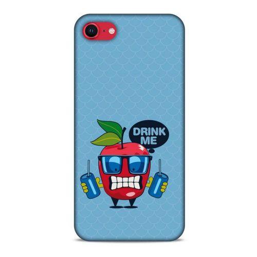 Frutix Elma 02 Apple iPhone SE 2020 Kılıf Desenli Silikon