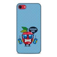 Frutix Elma 02 Apple iPhone SE 2020 Kılıf Desenli Silikon