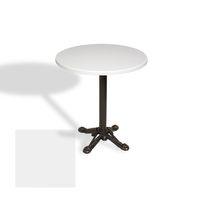 Dockers Çipa Döküm Ayak Yuvarlak Masa Çap 80cm - (Werzalit, Wermodin ve Allzalit Tabla) - Beyaz