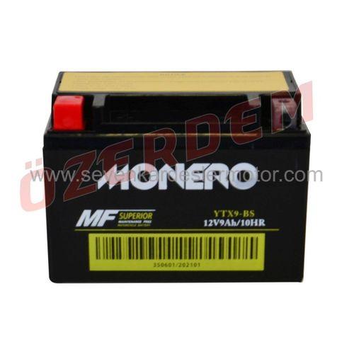 AKÜ Akü Bs 12V 9Ah Yatık Monero