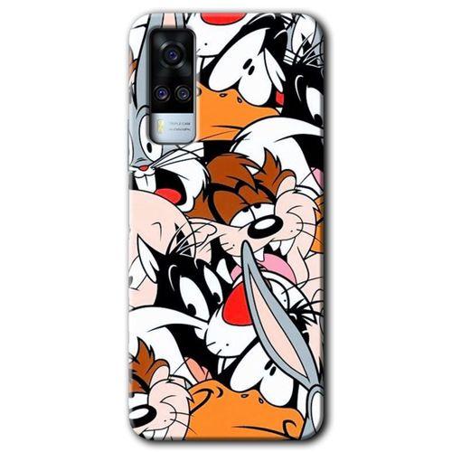 Potkal Hediye Fabrikası Vivo Y53s Kılıf HD Desen Baskılı Arka Kapak - Karakterler