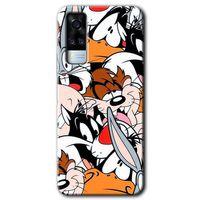 Potkal Hediye Fabrikası Vivo Y53s Kılıf HD Desen Baskılı Arka Kapak - Karakterler