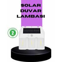 3 İn 1 Solar Duvar Lambası – Ip65 Su Geçirmez, Hareket Sensörlü