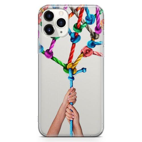 Apple iPhone 11 Pro Max Kılıf Bağlılık Arka Kapak Koruma Desenli Full Koruyucu