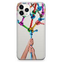 Apple iPhone 11 Pro Max Kılıf Bağlılık Arka Kapak Koruma Desenli Full Koruyucu