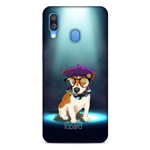 Samsung Galaxy A40 Kılıf FunnyMaX (5) Koruma Kabı Yeşil Köpek