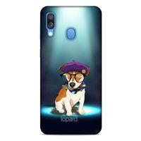 Samsung Galaxy A40 Kılıf FunnyMaX (5) Koruma Kabı Yeşil Köpek