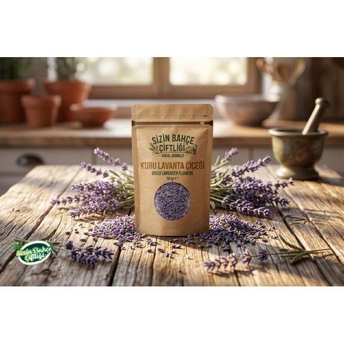Sizin Bahçe Çiftliği Kuru Lavanta Çiçek 50 gr.