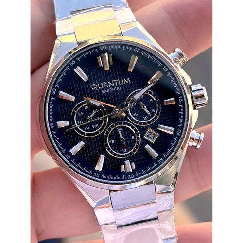 Quantum Sapphire Cizilmez Cam Çelik Kordon İç Kadran Fonksiyonları Aktif 10 Atm Erkek Kol Saat MQ390