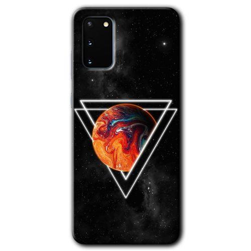 Potkal Hediye Fabrikası Samsung Galaxy S20 Kılıf HD Desen Baskılı Arka Kapak - Kızıl Gezegen