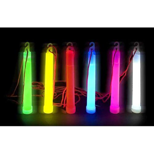 Karanlıkta Yanan Asılabilir İp Aparatlı Glow Kolye Glow Lamba 6 Adet 6 Renk 15 Cm - Lisinya