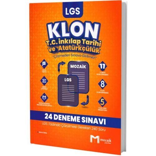 8. Sınıf LGS T.C. İnkılap Tarihi ve Atatürkçülük Klon 24 Deneme Mozaik Yayınları