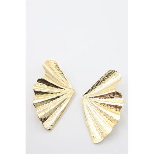 Yaprak Küpe - Altın