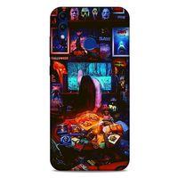 Retro (30) Desen Silicone Case Renkli Huawei Honor 8C Kılıf