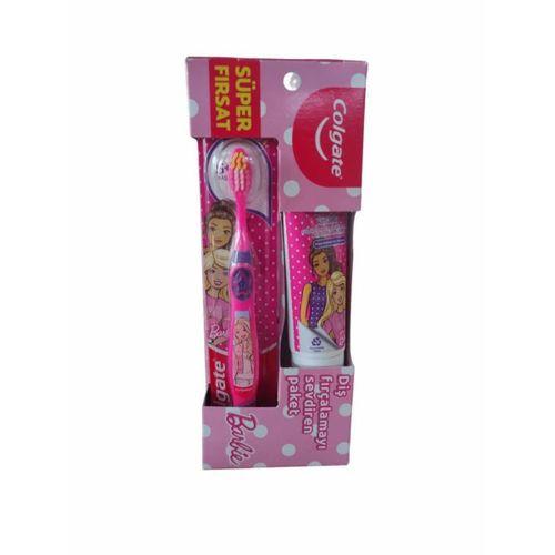Colgate Barbie Çocuk Diş Macunu 75 ml + Barbie Diş Fırçası Seti