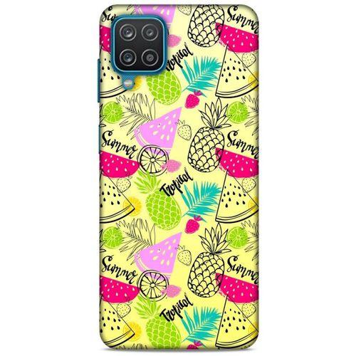 Lopard Samsung Galaxy A12 Uyumlu Kılıf Frutix (33) Hybrid Kılıf