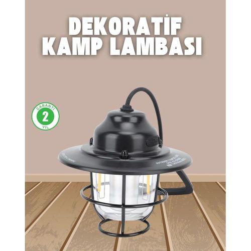 Dekoratif Ve Fonksiyonel Taşınabilir Kamp Gece Lambası