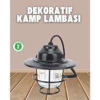 Dekoratif Ve Fonksiyonel Taşınabilir Kamp Gece Lambası