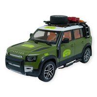 Model Araçlar - Metal Sesli Off-Road Araba 22 cm - Yeşil