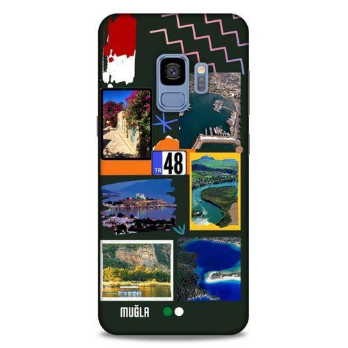 Lopard Samsung Galaxy S9 Uyumlu Kılıf Şehirli ※ (48) Muğla Bumper Kılıf