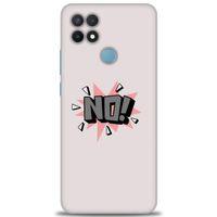 Oppo A15 Kılıf HD Baskılı Kılıf - No + Tam Ekran Koruyucu