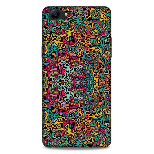 Lopard Oppo A79 Uyumlu Kılıf Soyut Sanat (30) Desenli Silicone Case