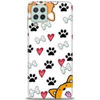 Samsung Galaxy M32 Kılıf HD Baskılı Kılıf - Dog + Tam Ekran Koruyucu