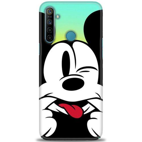 Realme 6i Kılıf HD Baskılı Kılıf - Disneyy + Tam Ekran Koruyucu