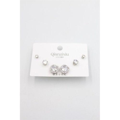Çoklu Set Küpe - Gümüş
