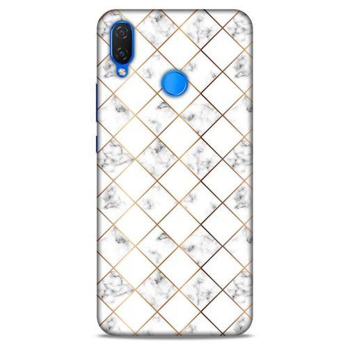 Mermer Desenli (1) Tema Kılıfı Beyaz Huawei Psmart 2019 Kılıf