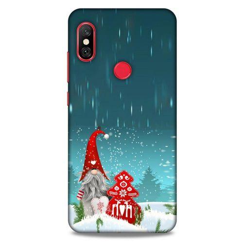 Xiaomi Mi A2 Lite Kılıf Snowix (34) Slim Armor Kılıf Gri Kırmızı