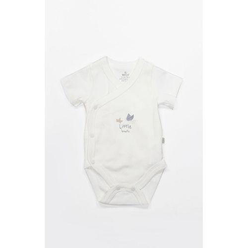 Bistyle Kruvaze Body Yarım Kol Little Boats 17152 Ekru