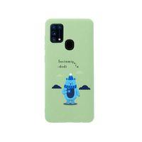 Samsung M31 İncinmişsin Dedi Premium Silikonlu Yeşil Telefon Kılıfı