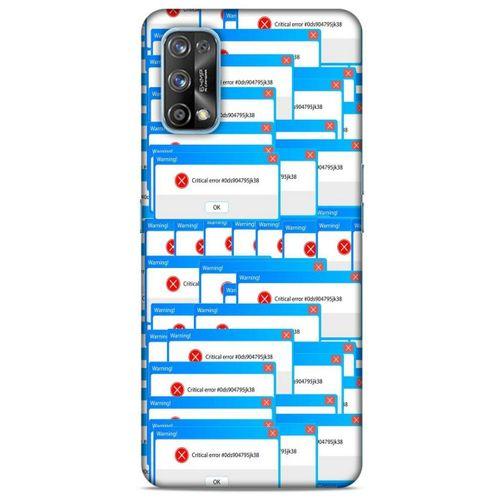 Retro (48) Desen Bumper Kılıf Renkli Oppo Realme 7 Pro Kılıf