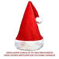 UNİSEKS Seksi Kadife Yılbaşı Şapkası BC9302