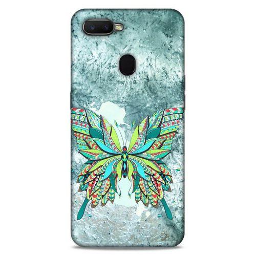 Lopard Oppo Ax7 Uyumlu Kılıf Tattoo's (22) Tam Koruma Kılıfı Kelebek Dövme