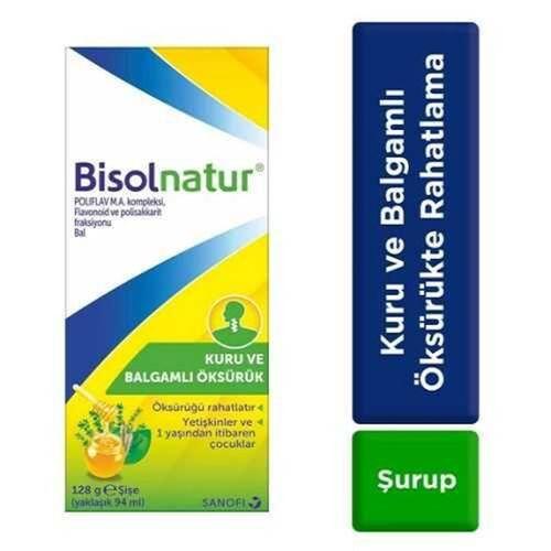 Sanofı Bisolnatur Bitkisel Şurup 128 gr  8683060570083