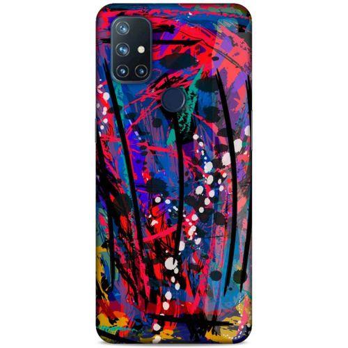 Lopard One Plus Nord N10 5G Uyumlu Kılıf Soyut Sanat (46) Core Armor Kılıf Desenli